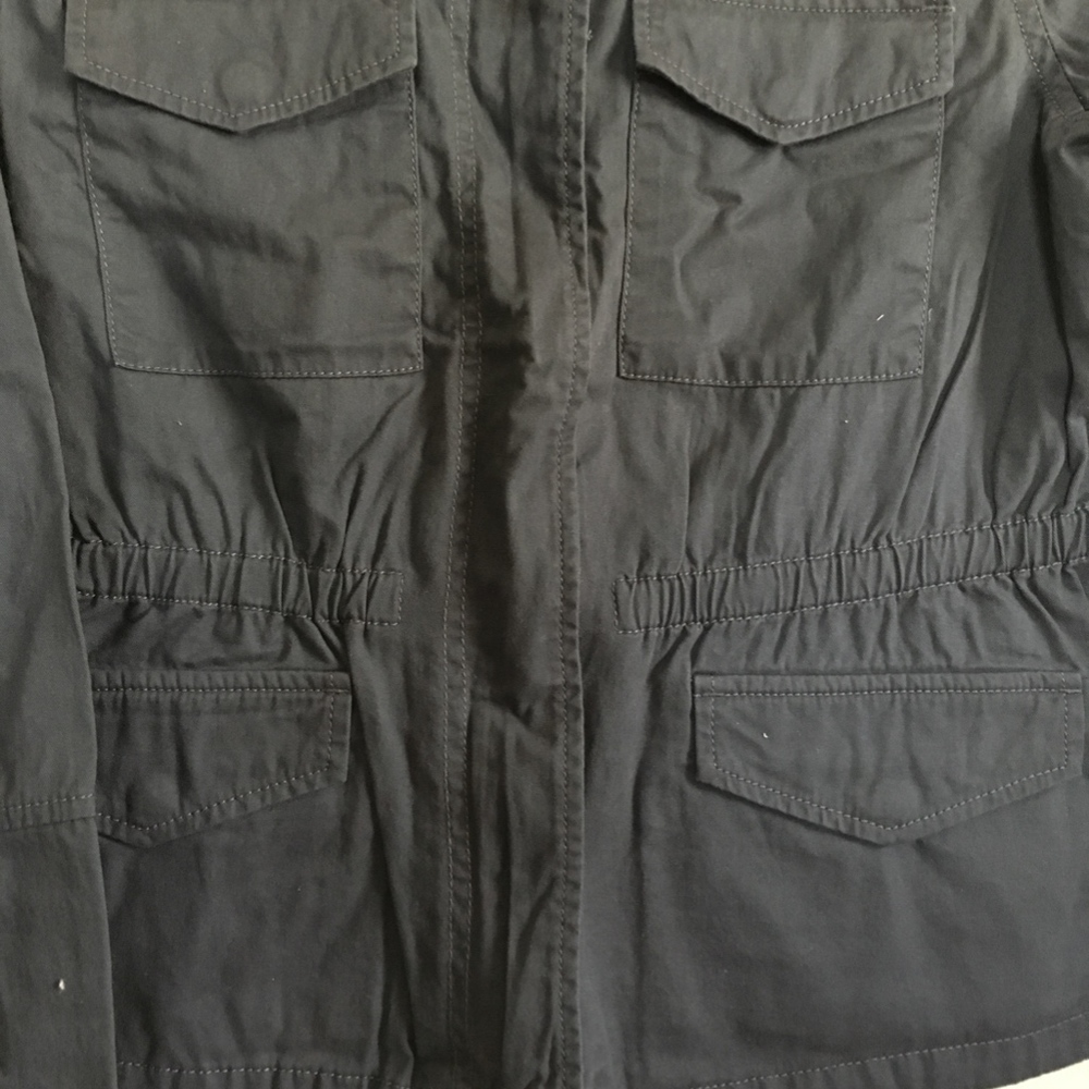 NWT LOFT Utility Jacket, Navy - Picture 3 of 5